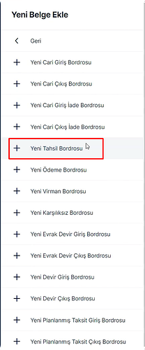 Tahsil Bordrosu