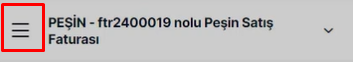 Tüm İşlemler Menüsü